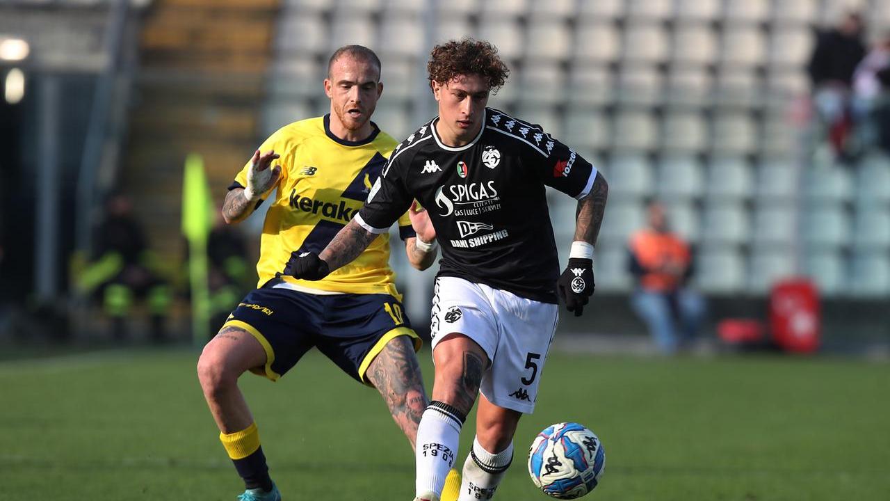 Modena-Spezia 1-1: Antonio Palumbo espulso nel finale