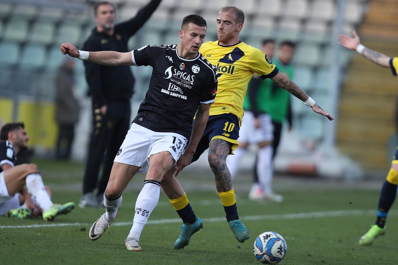 
	Antonio Palumbo espulso al 91' di Modena-Spezia

