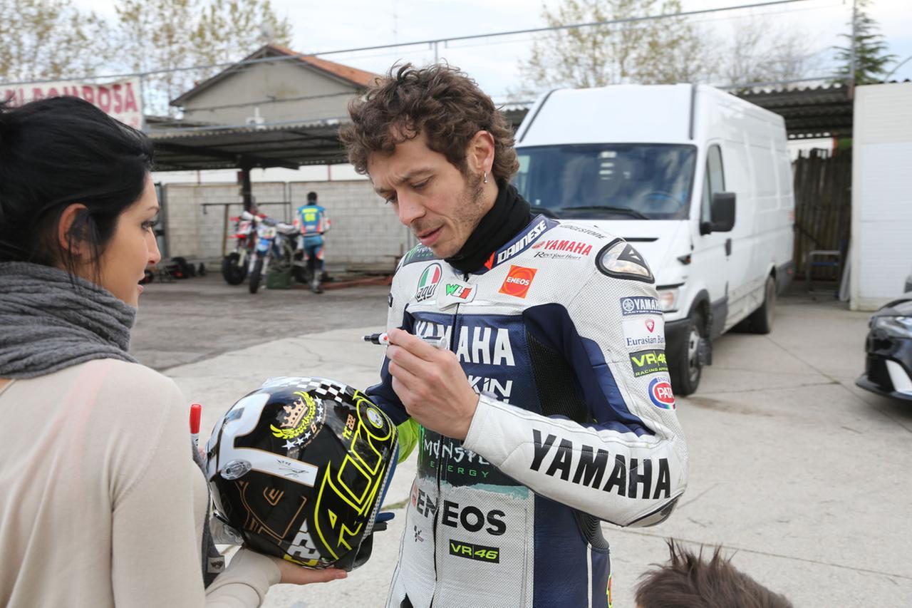 
	Valentino Rossi nel 2014 a San Giuseppe (foto Rescazzi)

