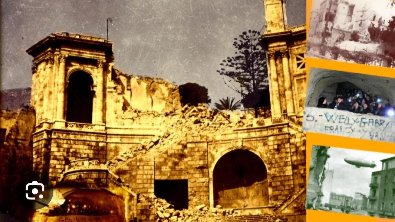 Il bastione di Saint Remy dopo il bombardamento 