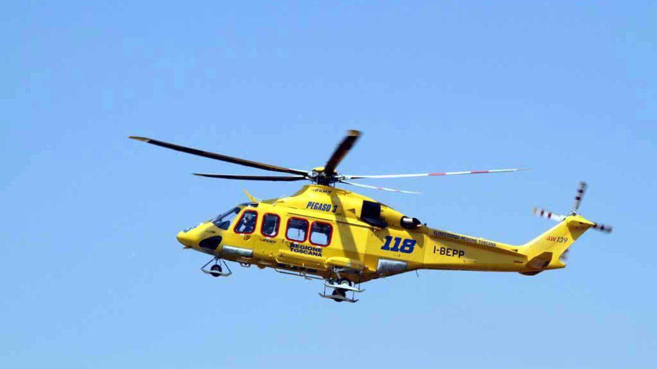 Intervenuto l'elisoccorso Pegaso (Foto di repertorio)