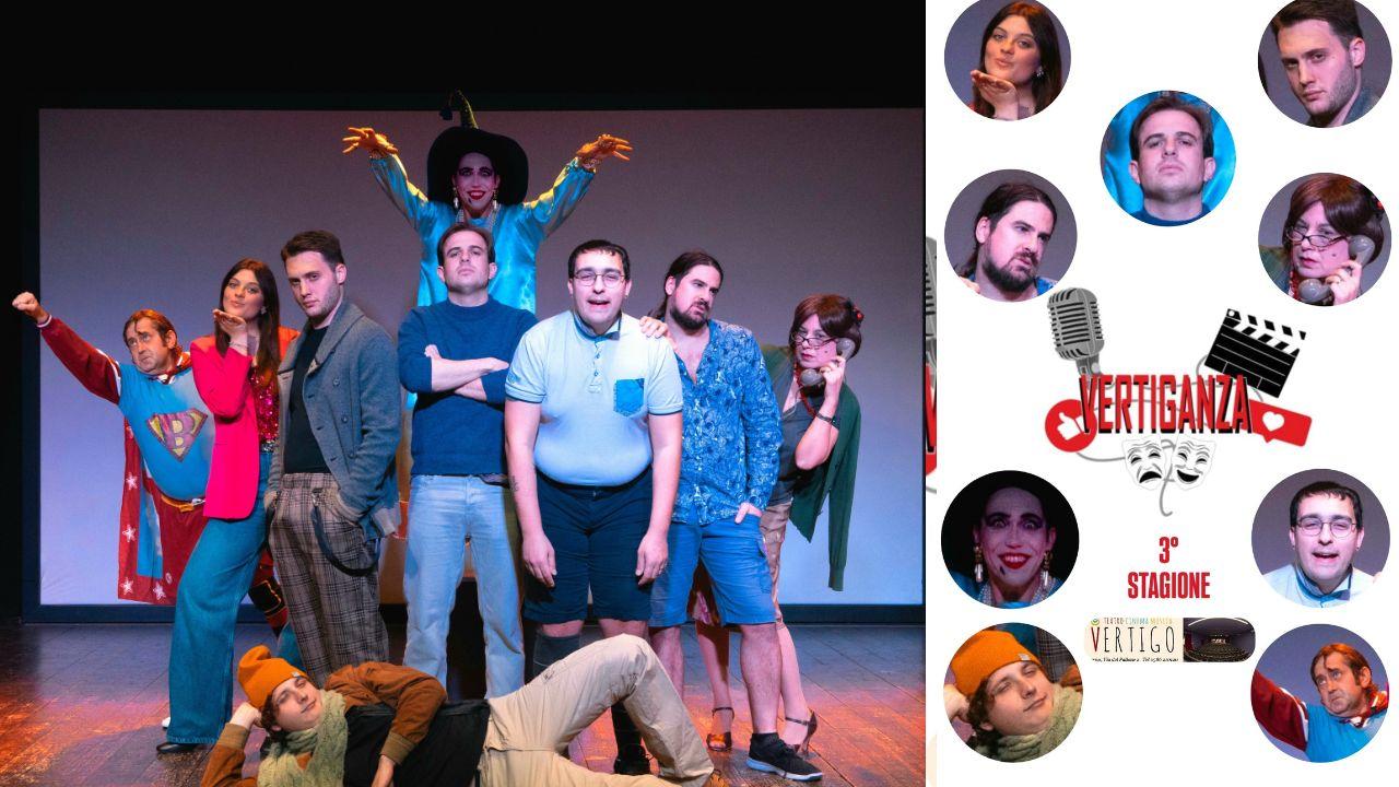 Tra tv, teatro e social: a Livorno torna il ciclone Vertiganza