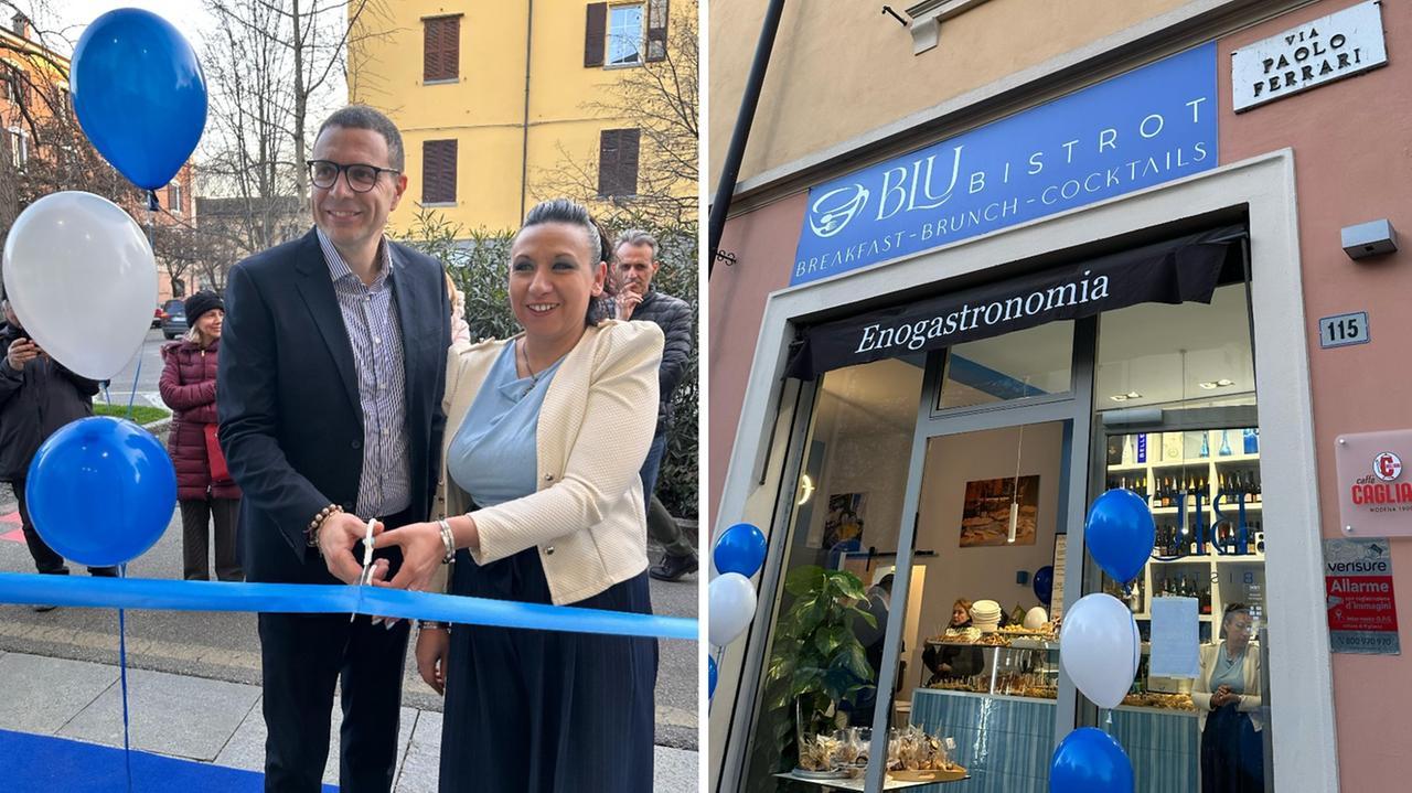 L'inaugurazione di Blu Bistrot con Andrea e Cristina