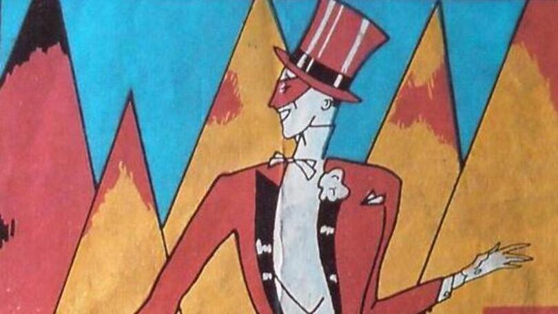 Un dettaglio del manifesto di Guglielmo Lippi Francesconi utilizzato per il manifesto ufficiale del Carnevale di Viareggio 2025