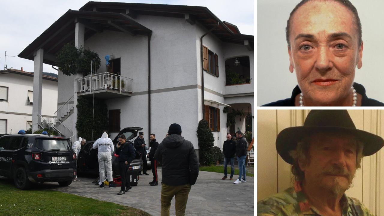 
	Alberto Maghelli e Tilde Buffoni e la villa della tragedia (foto Cuffaro)

