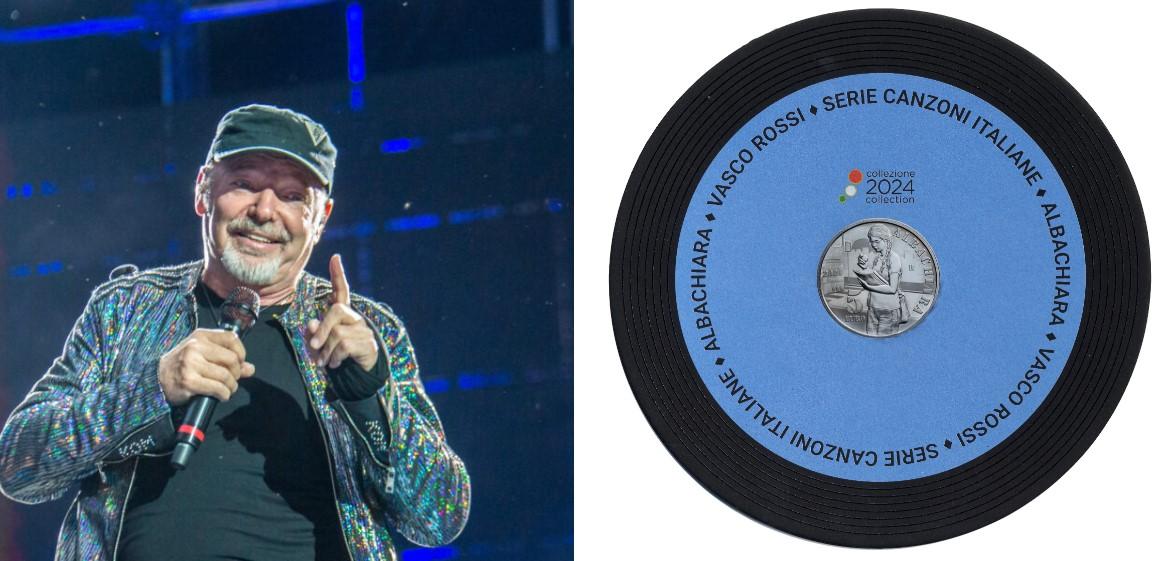 Vasco Rossi e la moneta dedicata ad Albachiara
