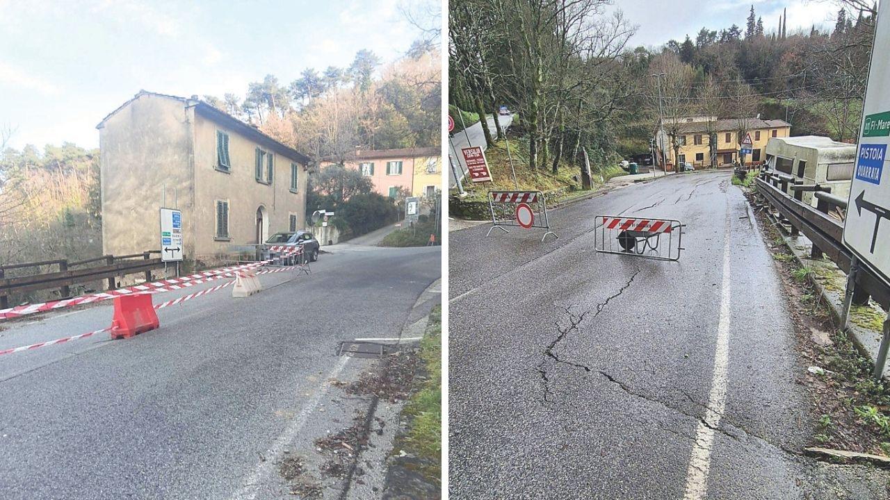 Le fratture sull'asfalto e il senso unico alternato