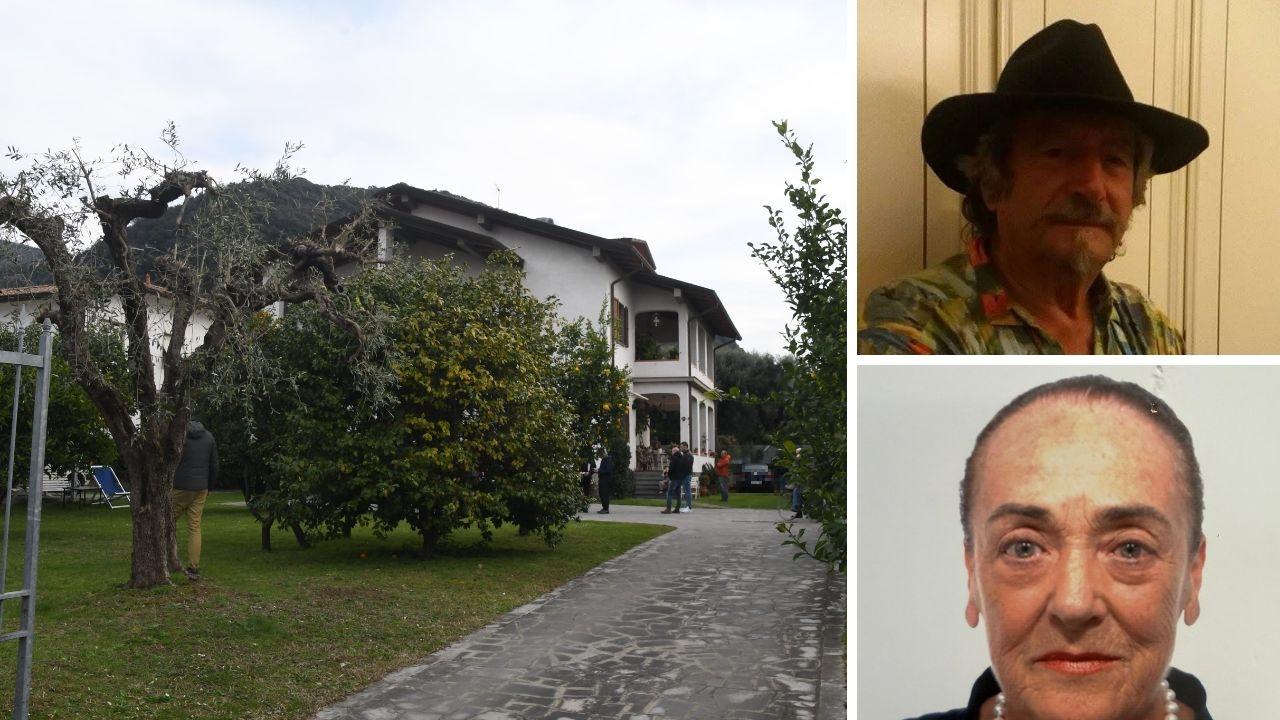 La coppia e gli accertamenti dei carabinieri (foto Cuffaro)