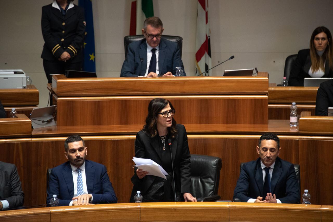Alessandra Todde presidente della Regione in Aula