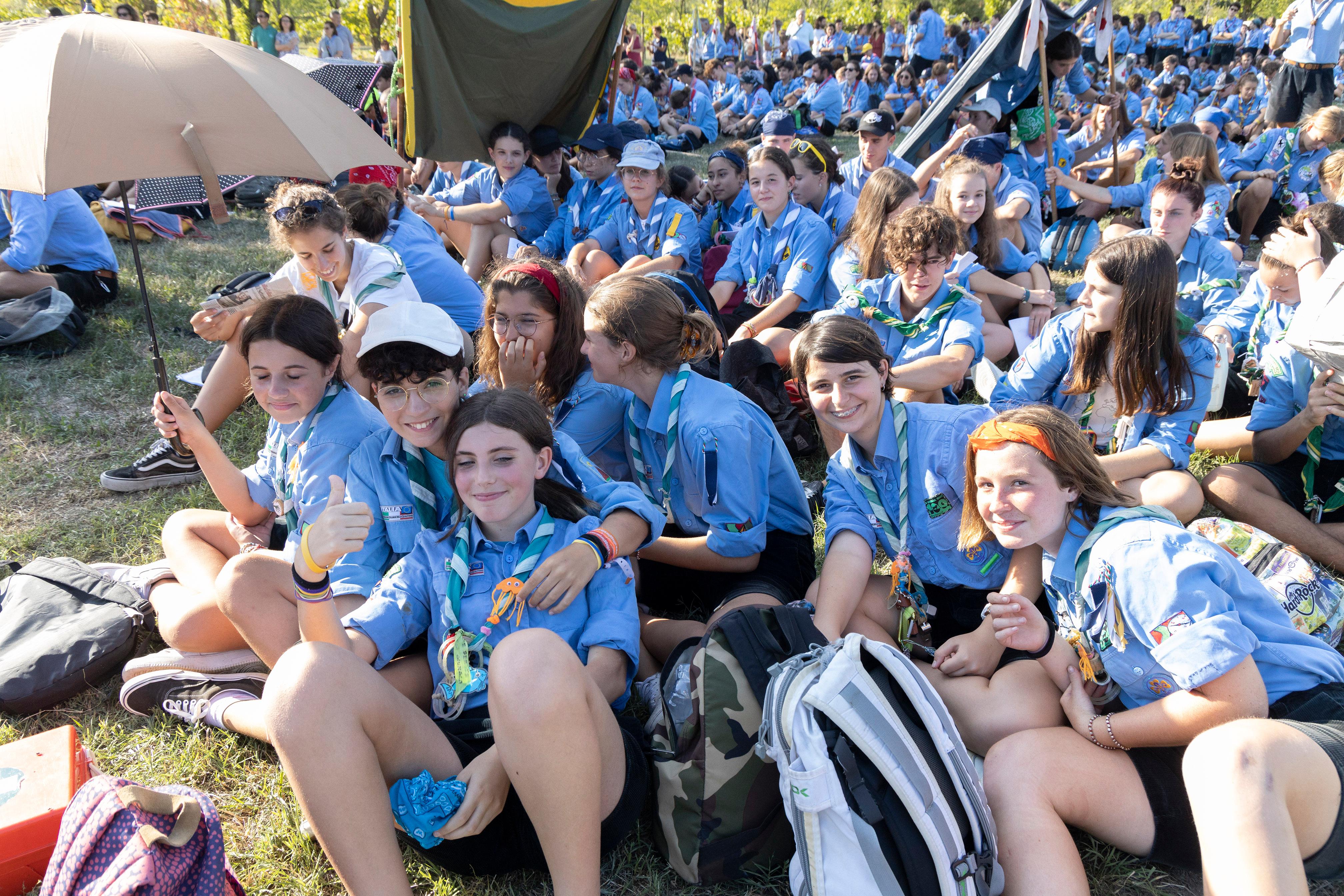 Un gruppo scout della Penisola