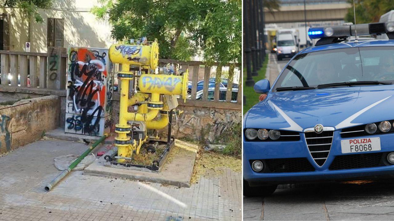 Il muro nel quartiere di Sant'Agostino che i residenti chiedono di abbattere