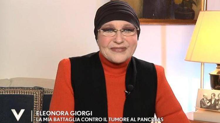Eleonora Giorgi a Verissimo (foto Adn Kronos)