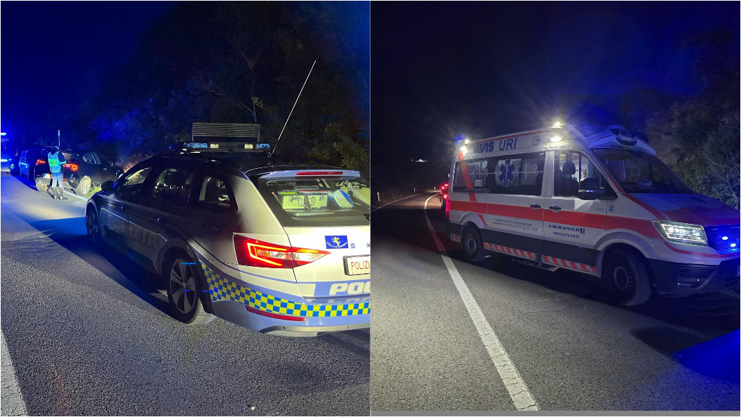 Il luogo dell'incidente <em>(foto Ivan Nuvoli)</em>