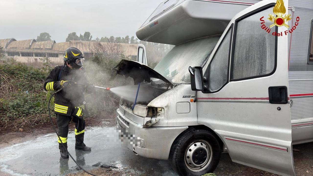 L'intervento dei vigili del fuoco