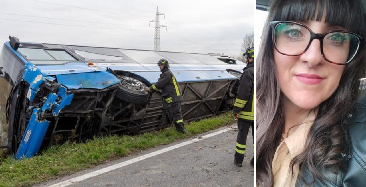 
	La corriera ribaltata e la vittima, Erika Benini

