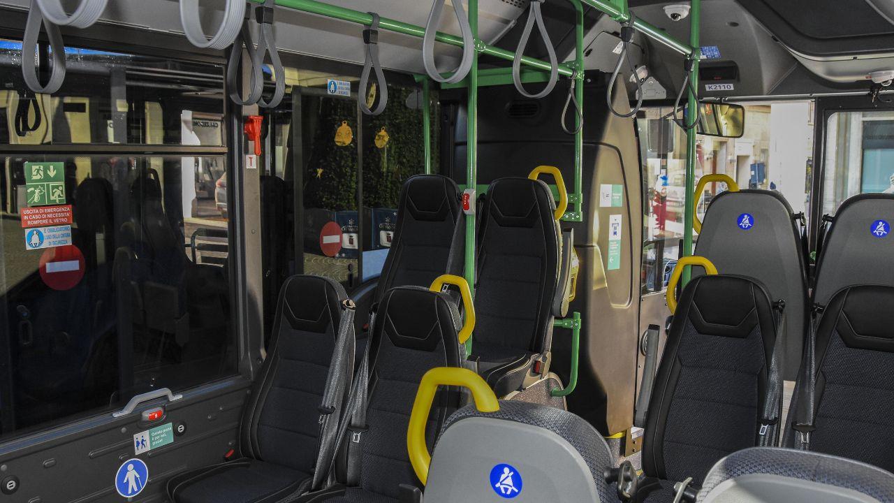 L'uomo è stato salvato sul bus di Autolinee