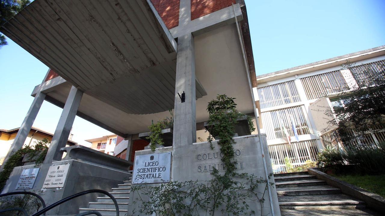 Il liceo Salutati di Montecatini (foto Nucci)