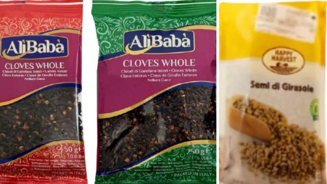 I prodotti ritirati dal mercato