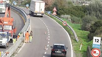 Lavori in corso sulla 131, traffico deviato