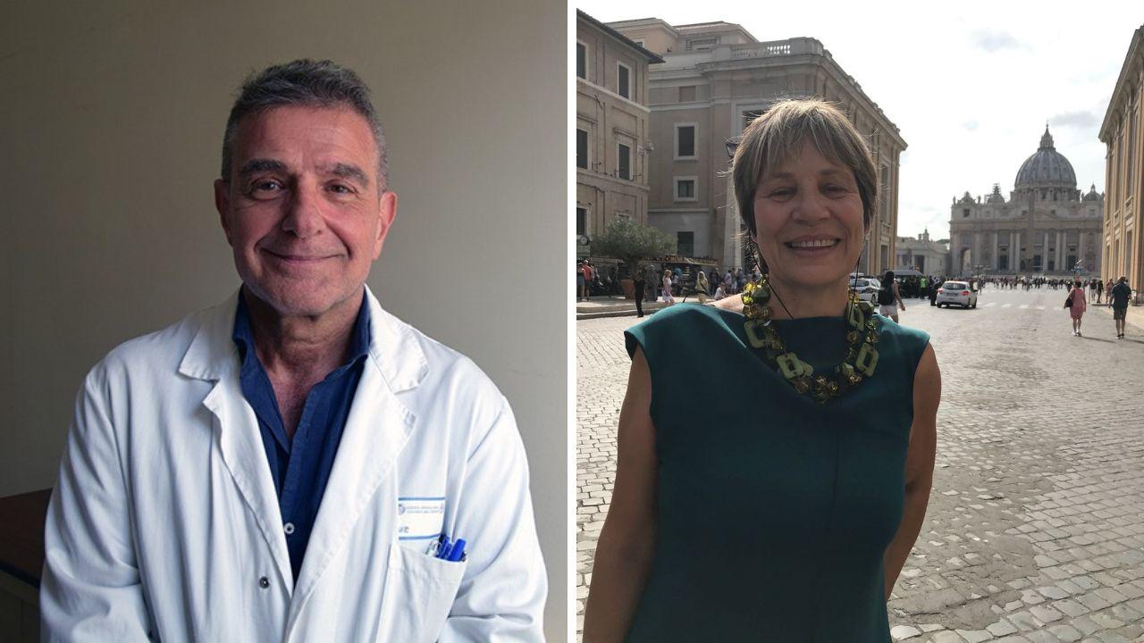 Il dottor Salvatore Chibbaro e Anna Maria Leoni