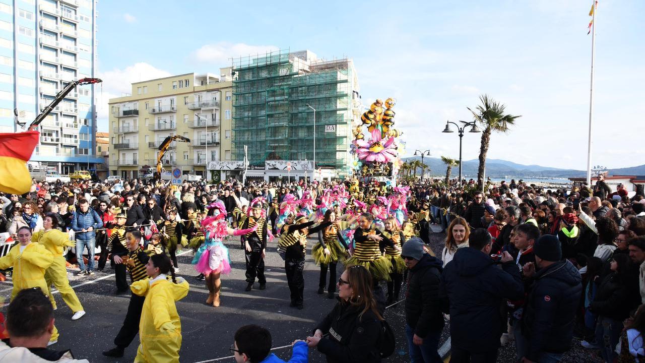 Il passaggio di un carro all'ultima sfilata