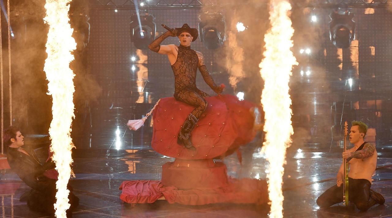 
	L'esibizione di Achille Lauro a Eurovision in rappresentanza di San Marino

