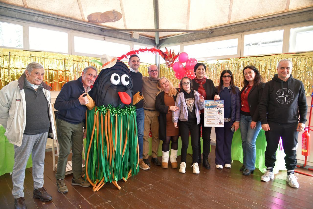 
	Un momento della presentazione del Carnevale olbiese (foto Vanna Sanna)

