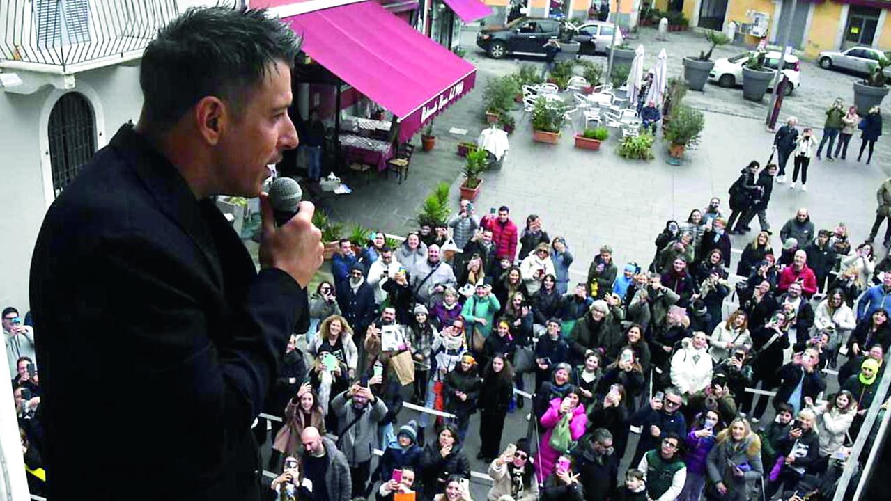Francesco Gabbani a Carrara (foto Cuffaro)