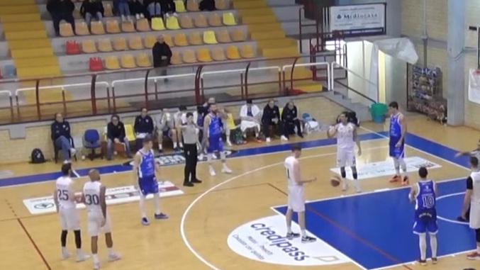 Un'azione del match
