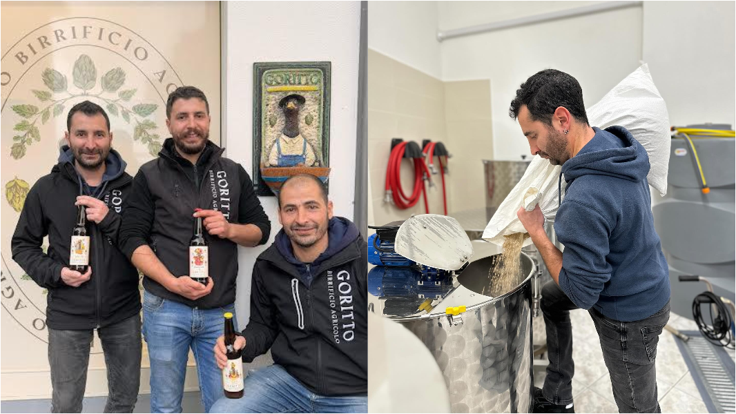 
	I tre fratelli&nbsp;Emanuele, Luciano e Gianmaria Carta Brocca

