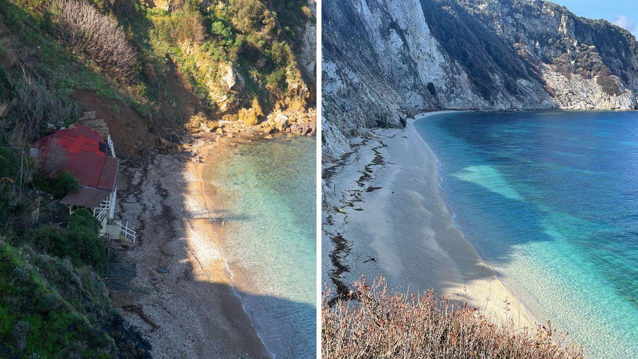 
	La spiagge delle Viste e di Capobianco colpite dalle frane (foto Lorenzo Manziani)

