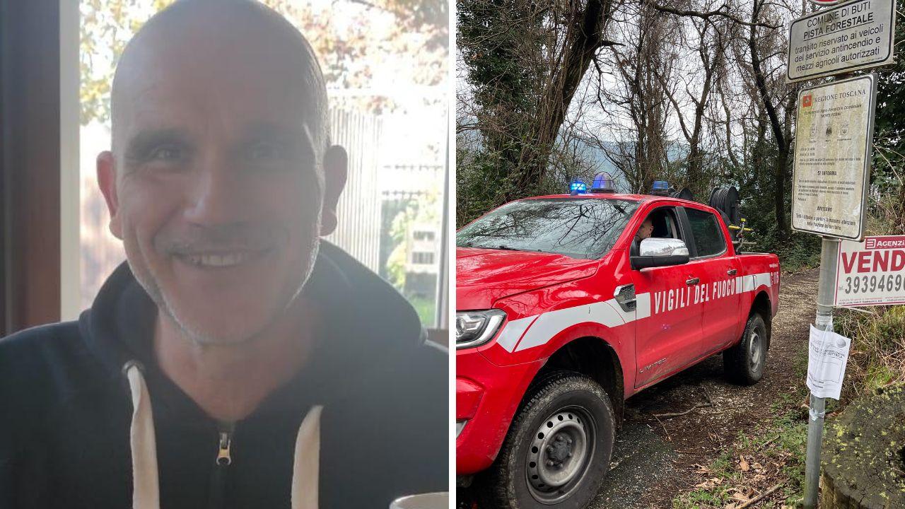 La vittima e il luogo della tragedia (Foto Stick)