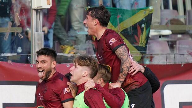 Montevarchi-Livorno, 0-2 gol di Russo e Dionisi