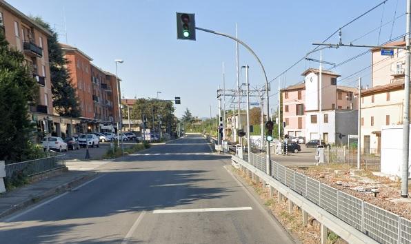 
	Il semaforo in cui &egrave; attivo il photored a Mulino di Savignano

