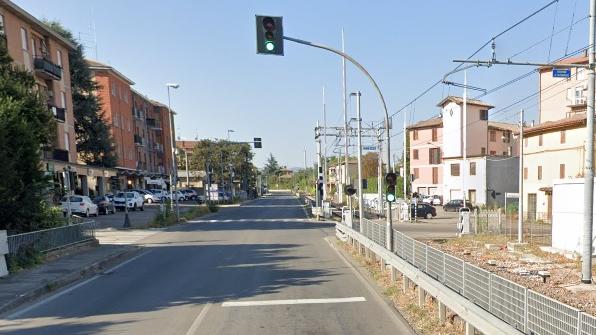 Il semaforo in cui è attivo il photored a Mulino di Savignano