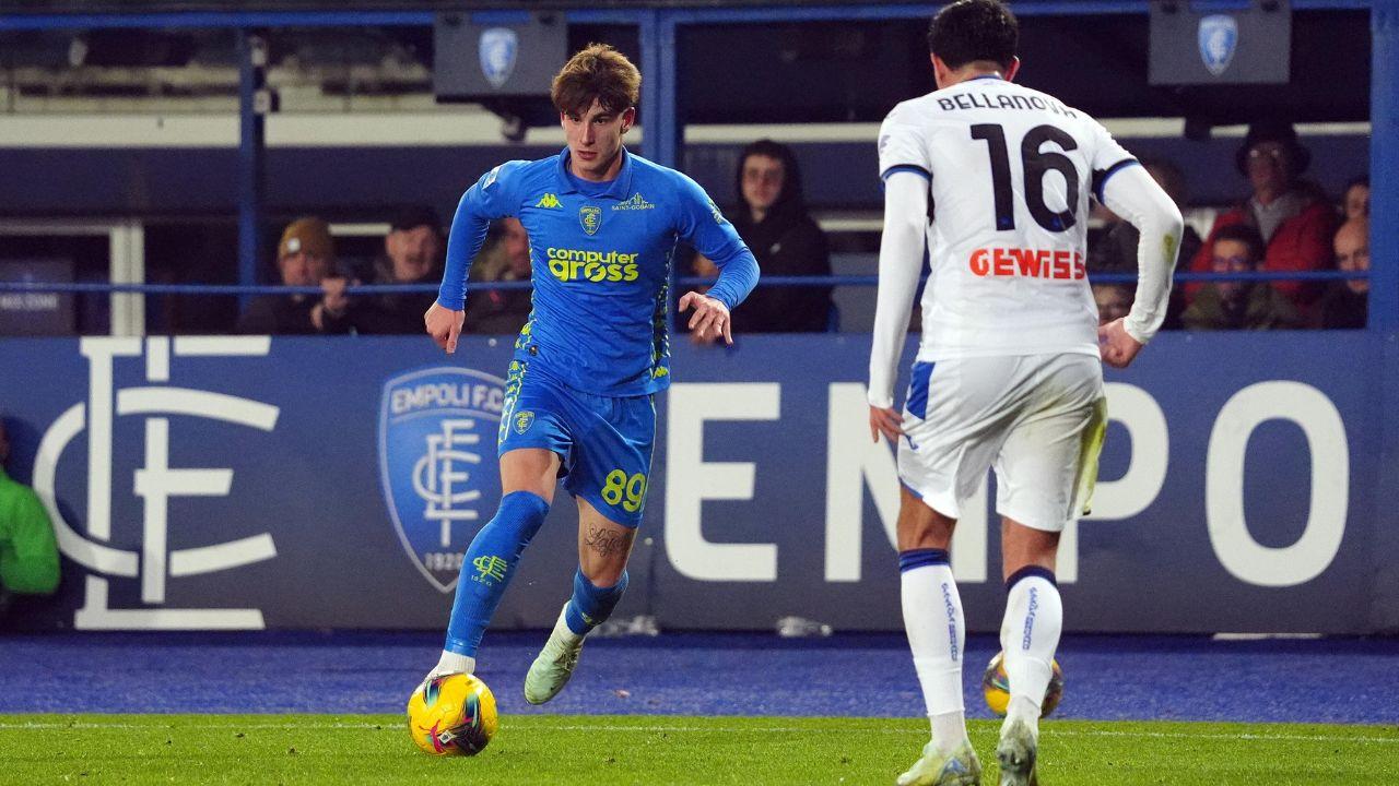 Thomas Campaniello all'esordio in Serie A con l'Atalanta (Foto di Paolo Nucci)