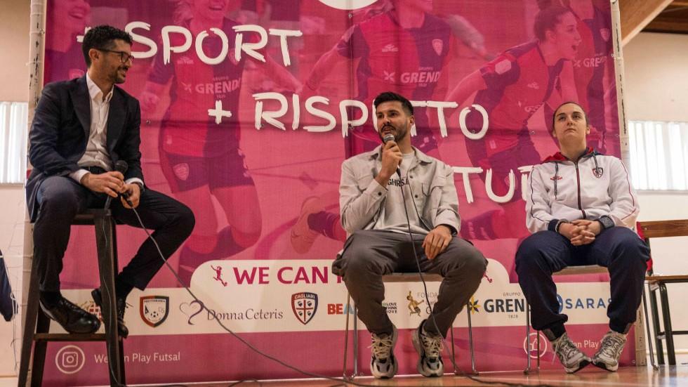 Anche il Cagliari calcio all’evento “We Can Play Futsal”
