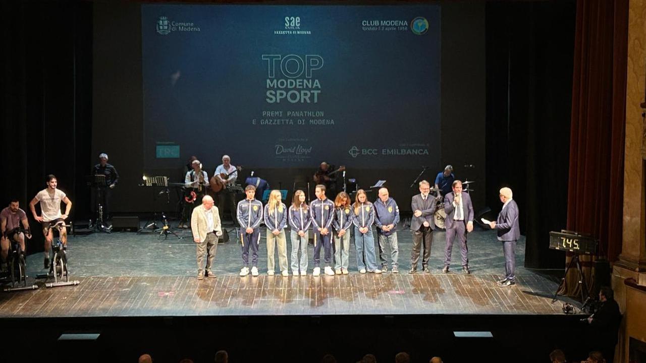 Top Modena Sport, una parata di stelle al teatro Storchi: da Carlo Rivetti agli olimpionici, ecco tutti i premiati