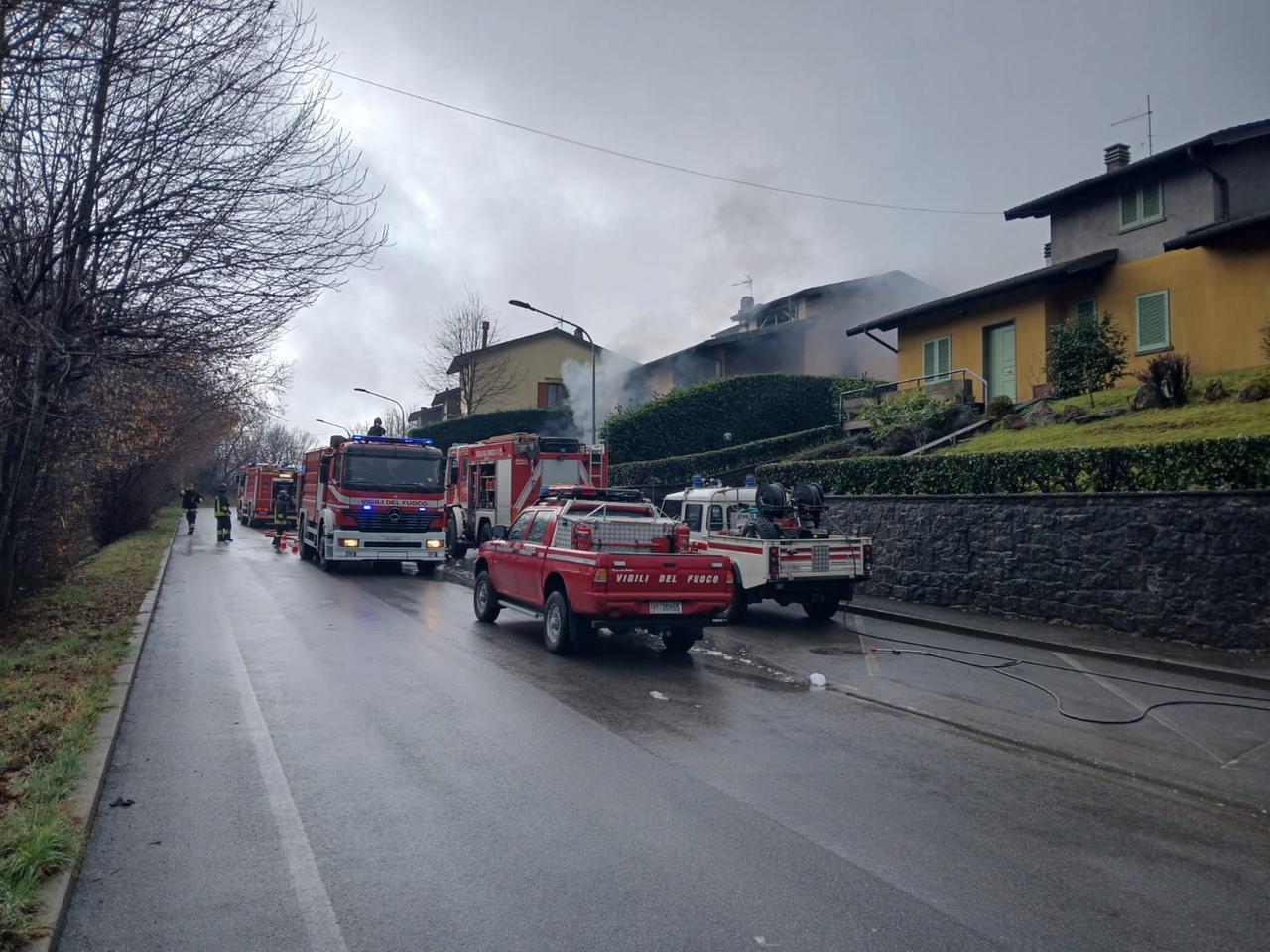 
	La villetta della tragedia (foto Nucci / Innocenti)

