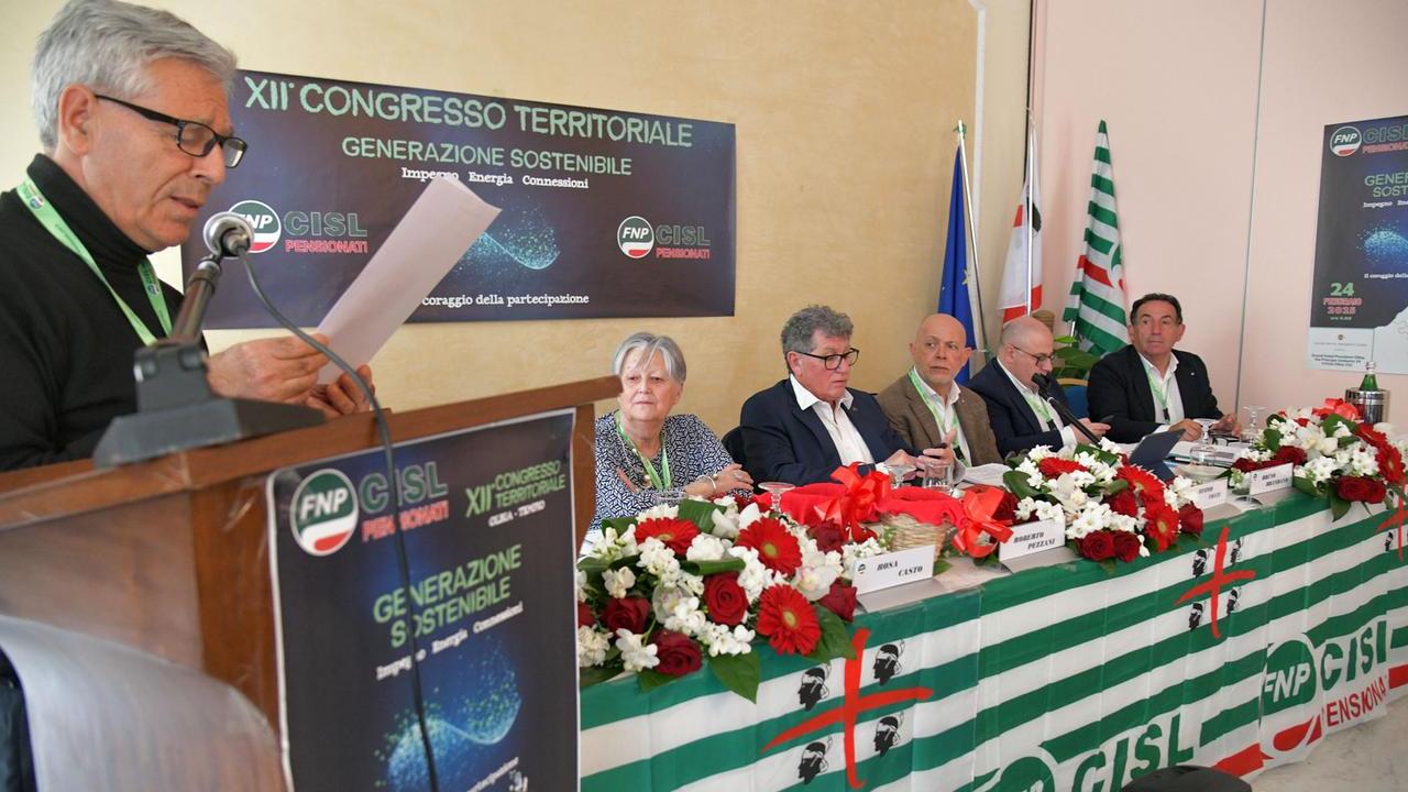 Un momento del congresso della Fnp Cisl