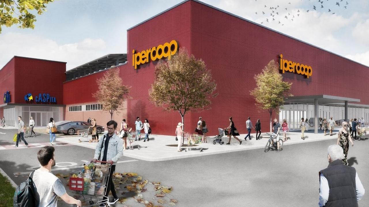 Il render della nuova Coop a Vignola