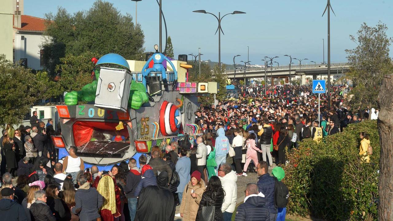 Una passata edizione del Carnevale olbiese