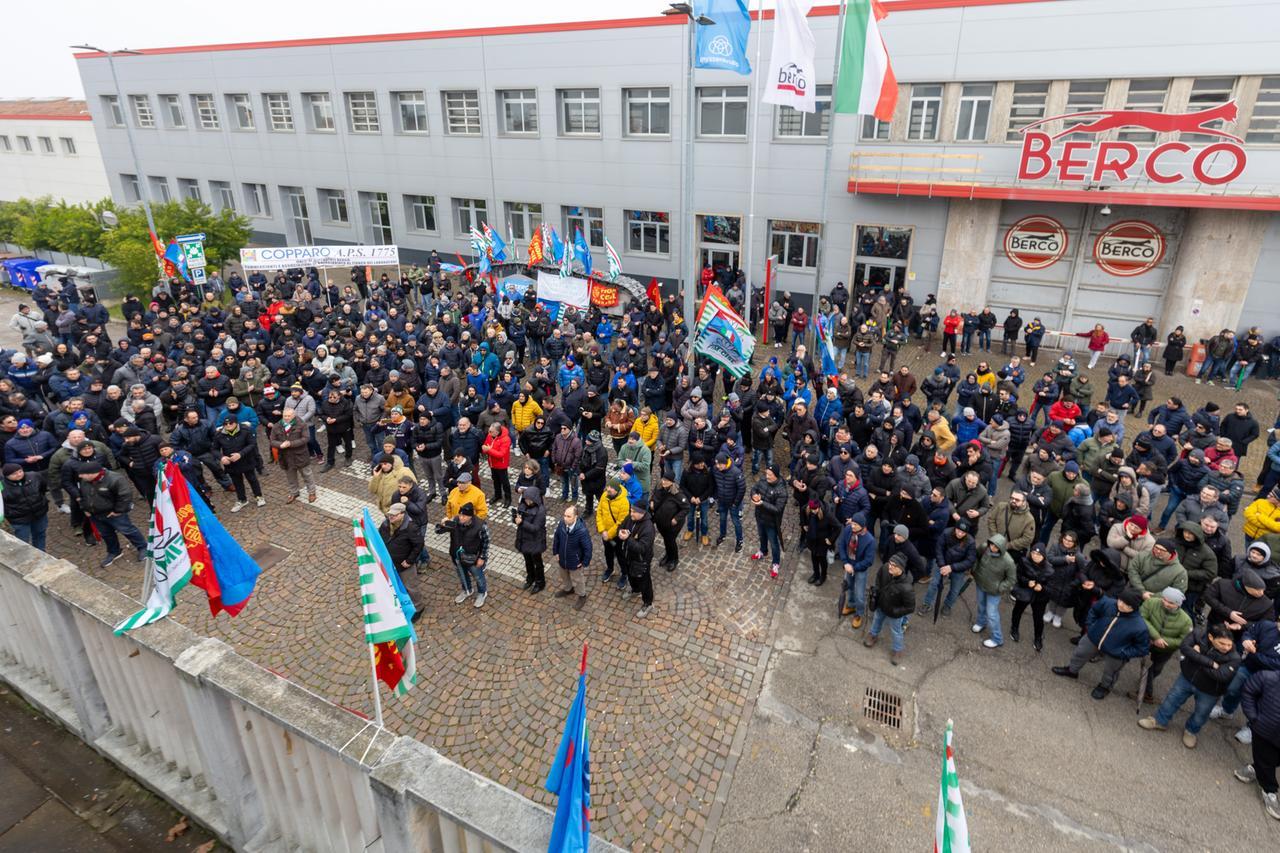 Crisi Berco, segretari nazionali dei metalmeccanici a Copparo: “La ditta non ha un progetto di rilancio”
