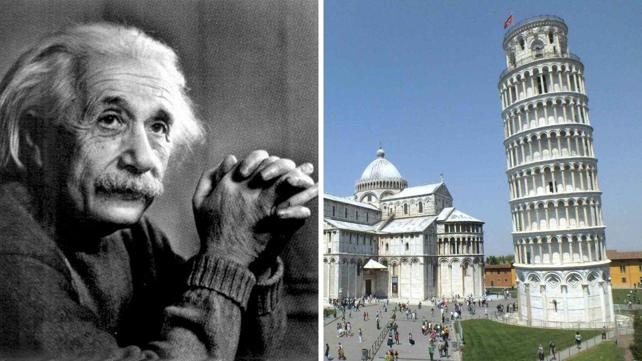 
	Albert Einstein e la torre di Pisa

