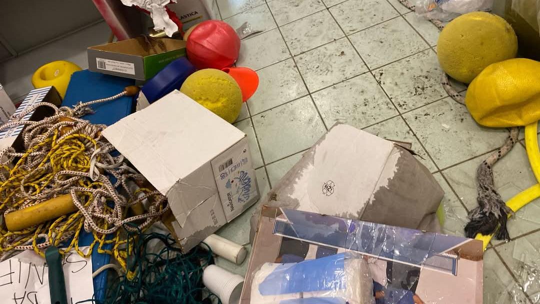 Palestra devastata dai vandali, danni per 10mila euro