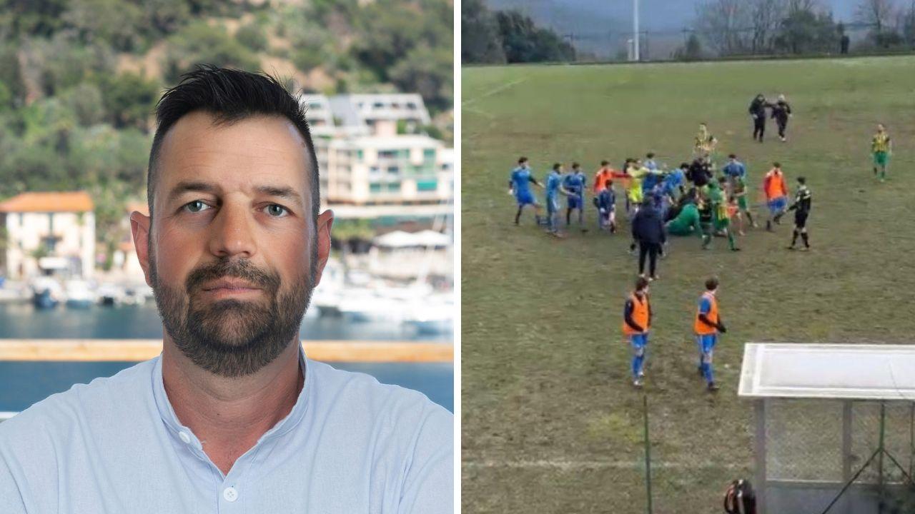 
	Il presidente e un momento del parapiglia

