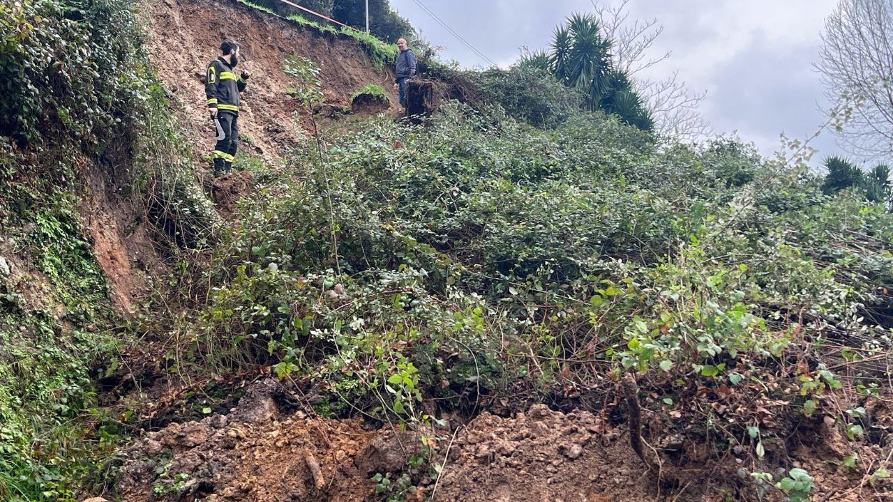 
	La frana nel comune di Montignoso

