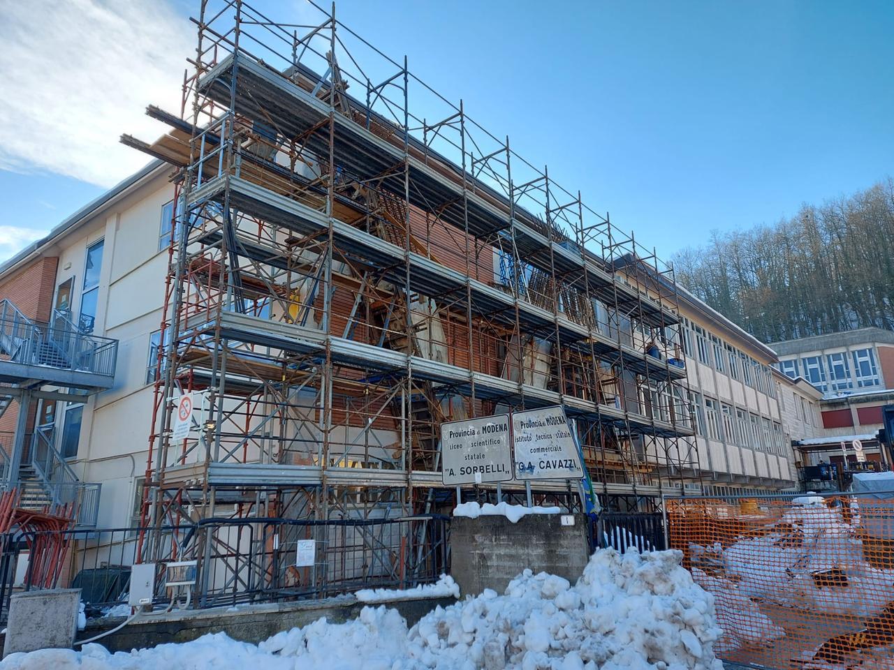 
	Il cantiere al Cavazzi Sorbelli

