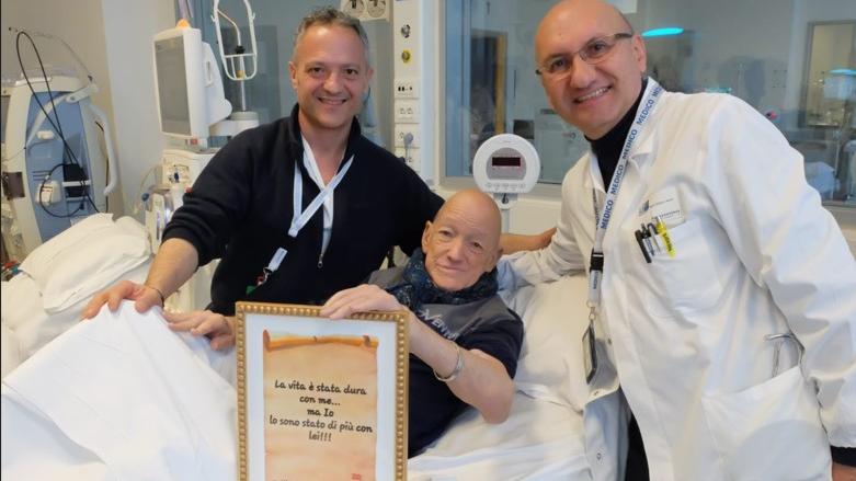 Il paziente in dialisi da mezzo secolo insieme al dottor Campolo