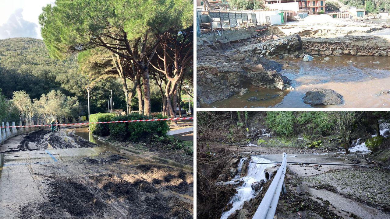 I danni del maltempo all'Isola d'Elba